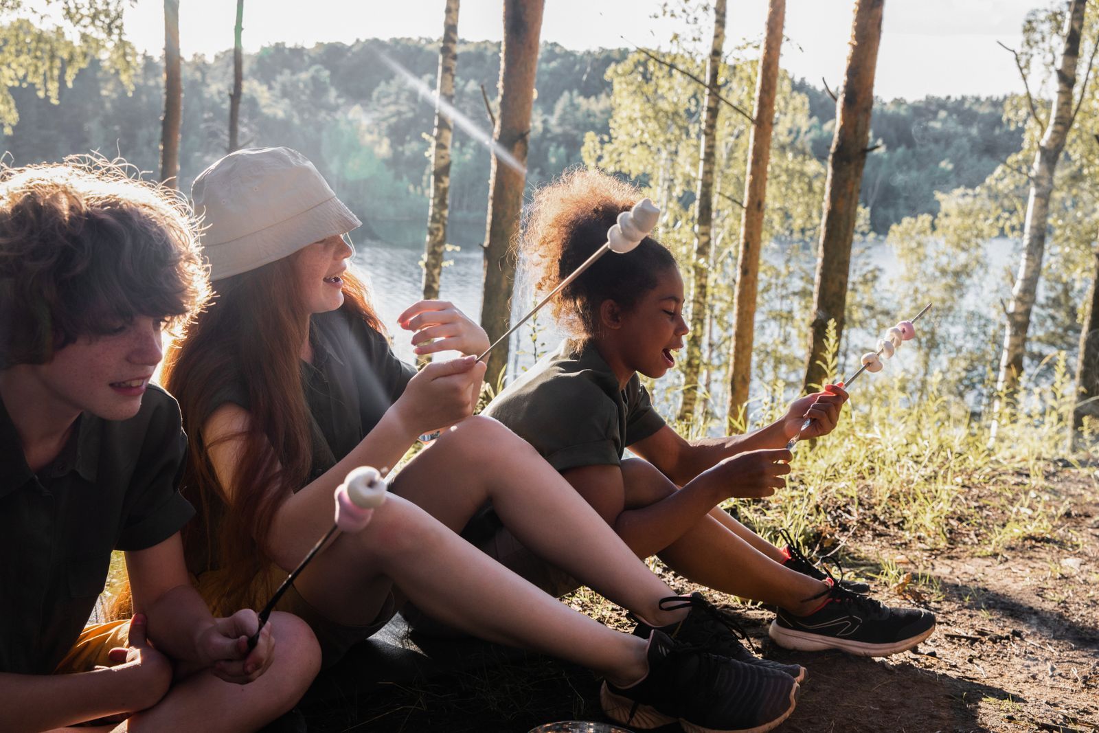 Teens at camp